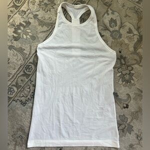 Lulu lemon swiftly tech t back-white